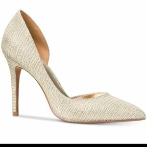 Michael Kors Gold Pumps 9M NIB